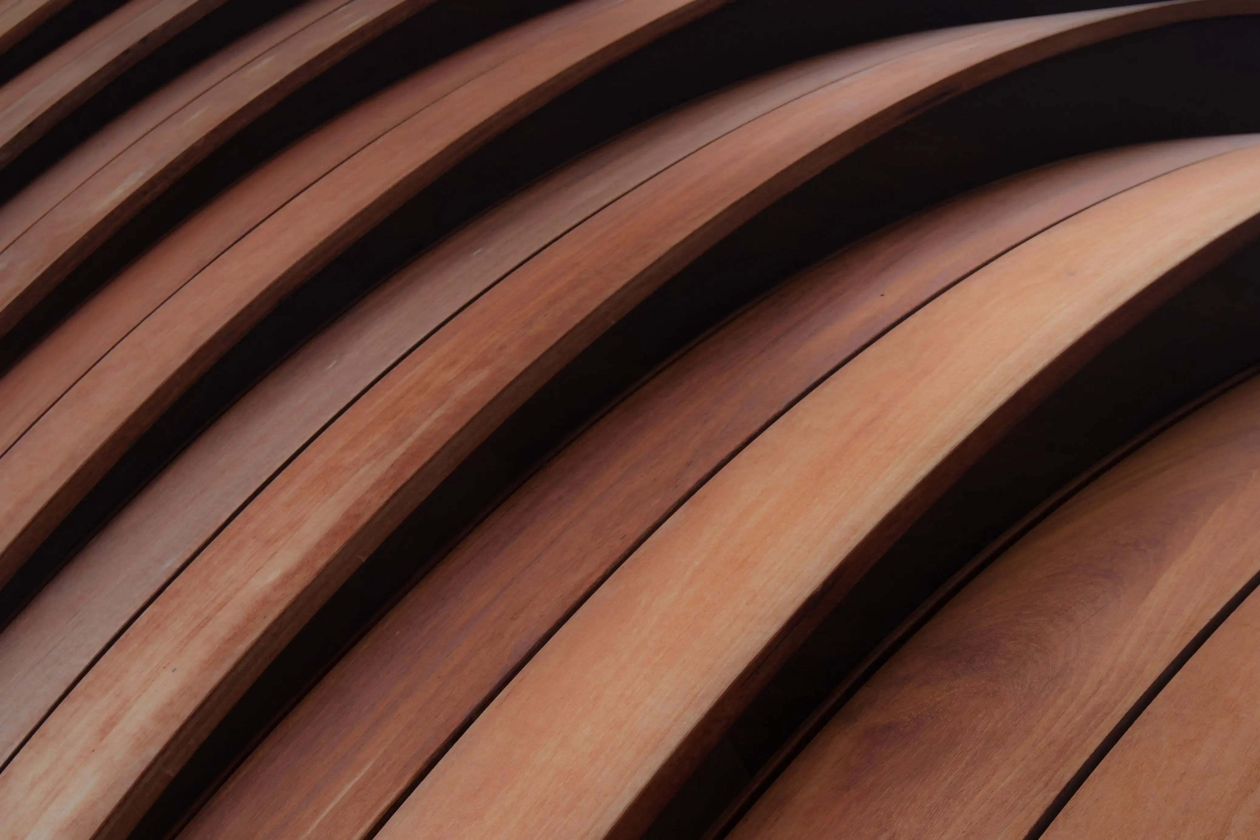 Curved Wood Thank You